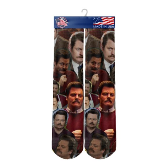 Ron Swanson Socks - Picture 1 of 1